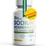 Aluminum Free Sodium Bicarbonate Capsules for Athletic Performance & Recovery - Pure Organic Use Bicarbonato de Sodio with Electrolyte Support - Delayed Release Buffer Supplement 120 Caps