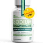Sodium Bicarbonate Capsules for Digestive Comfort & Alkaline Balance - Aluminum Free Formula, Delayed Release Bicarbonato de Sodio Supplement for Organic Usage - Bicarbonate of Soda Pills 120 Caps